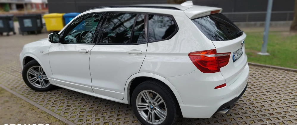 BMW X3 cena 68900 przebieg: 238323, rok produkcji 2013 z Białystok małe 436